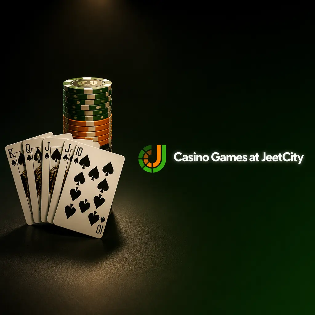 JeetCity casino games library featuring pokies, live dealer tables, jackpots, crash games and more for Australian players