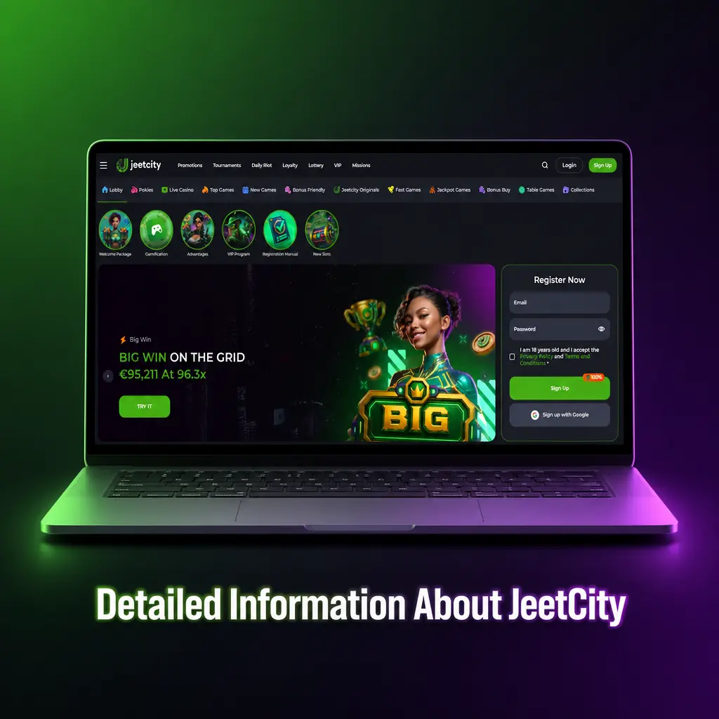 JeetCity Australian betting platform featuring sportsbook, casino games, mobile apps, and secure SSL-protected accounts