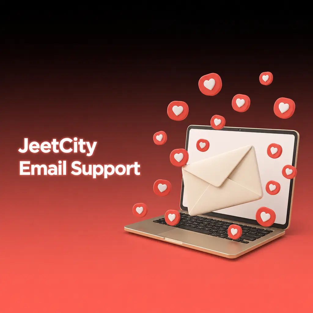 JeetCity email support contact for account inquiries, KYC submissions, and dispute escalations with 24 to 72 hour response time